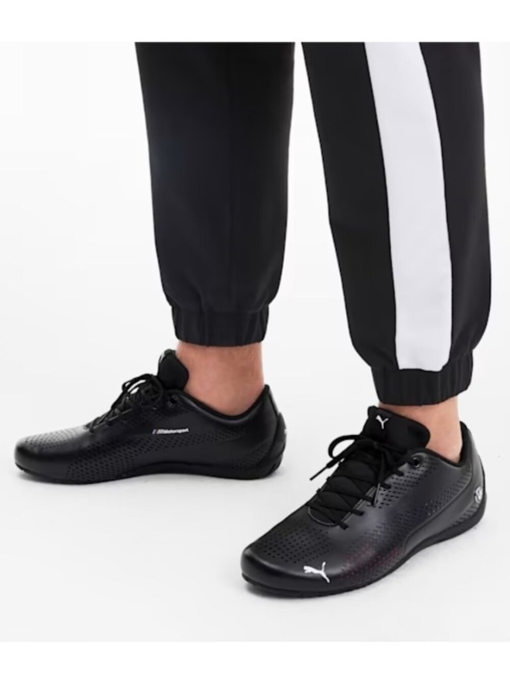 Puma x BMW M Black Motorsport Leather Drift Cat Ultra II Sneakers - 5.5